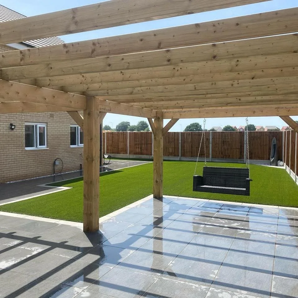 Premium artificial grass installation in Norwich garden - AGPSN showcase project