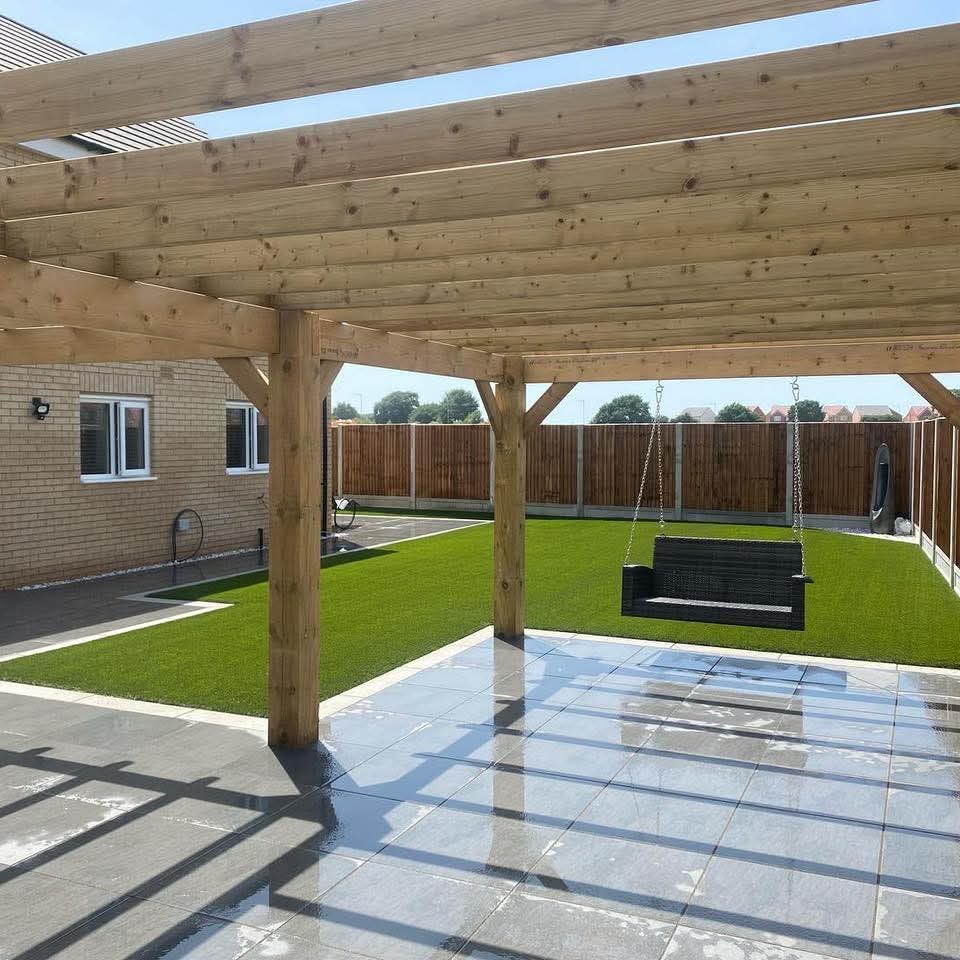 Premium artificial grass installation